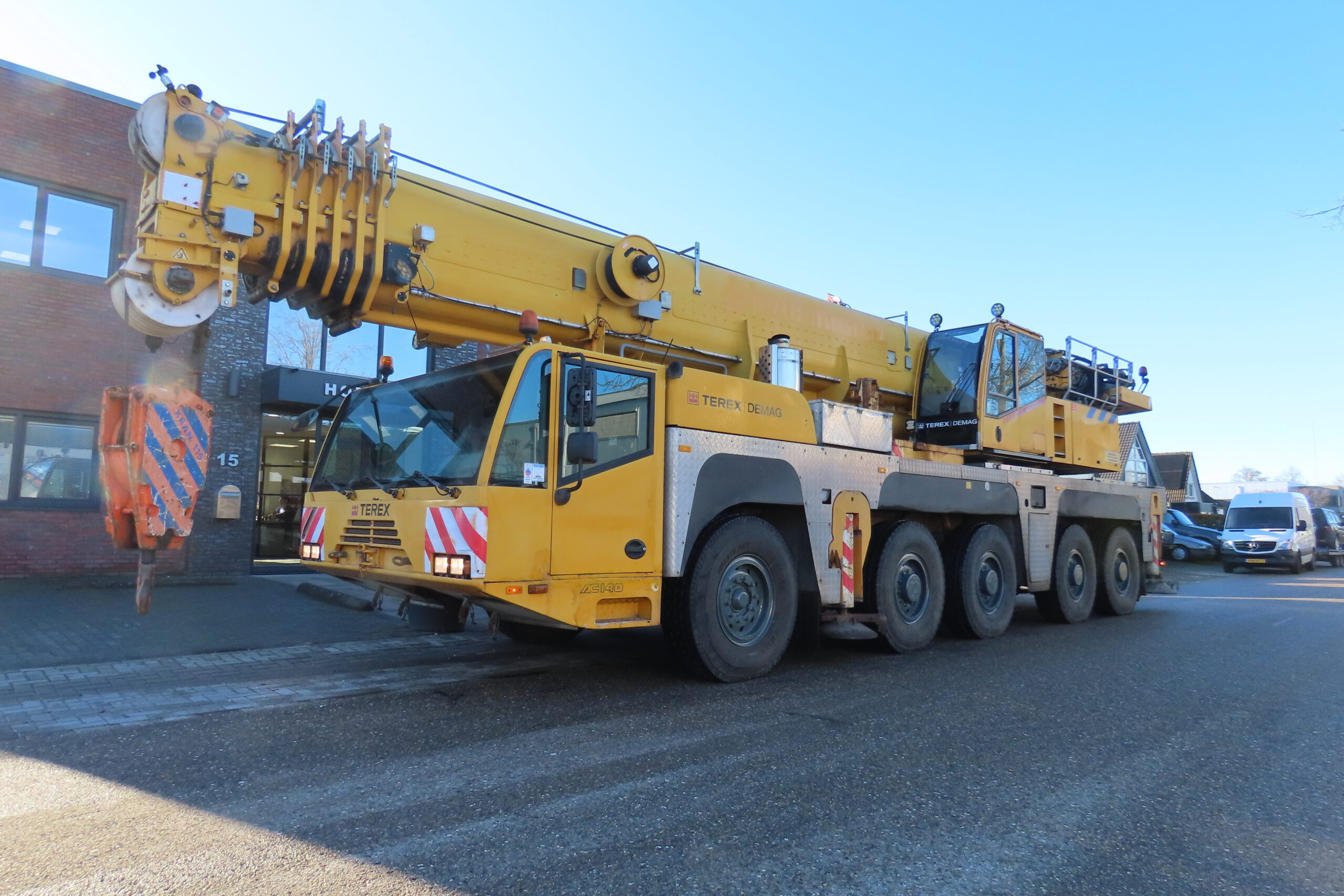 Terex-Demag AC140 uit 2007 met serienummer 14168