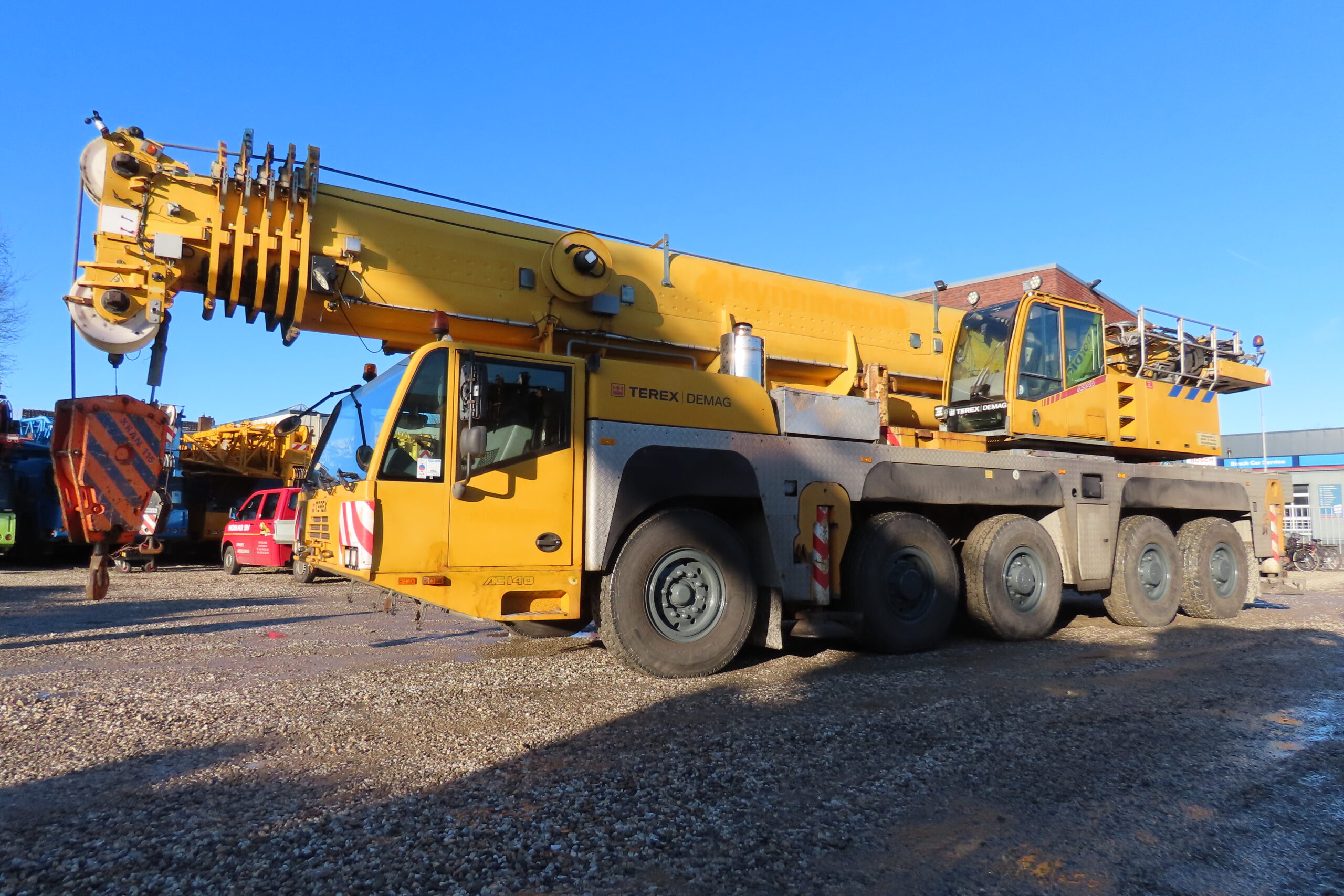 Terex-Demag AC140 uit 2007 met serienummer 14168