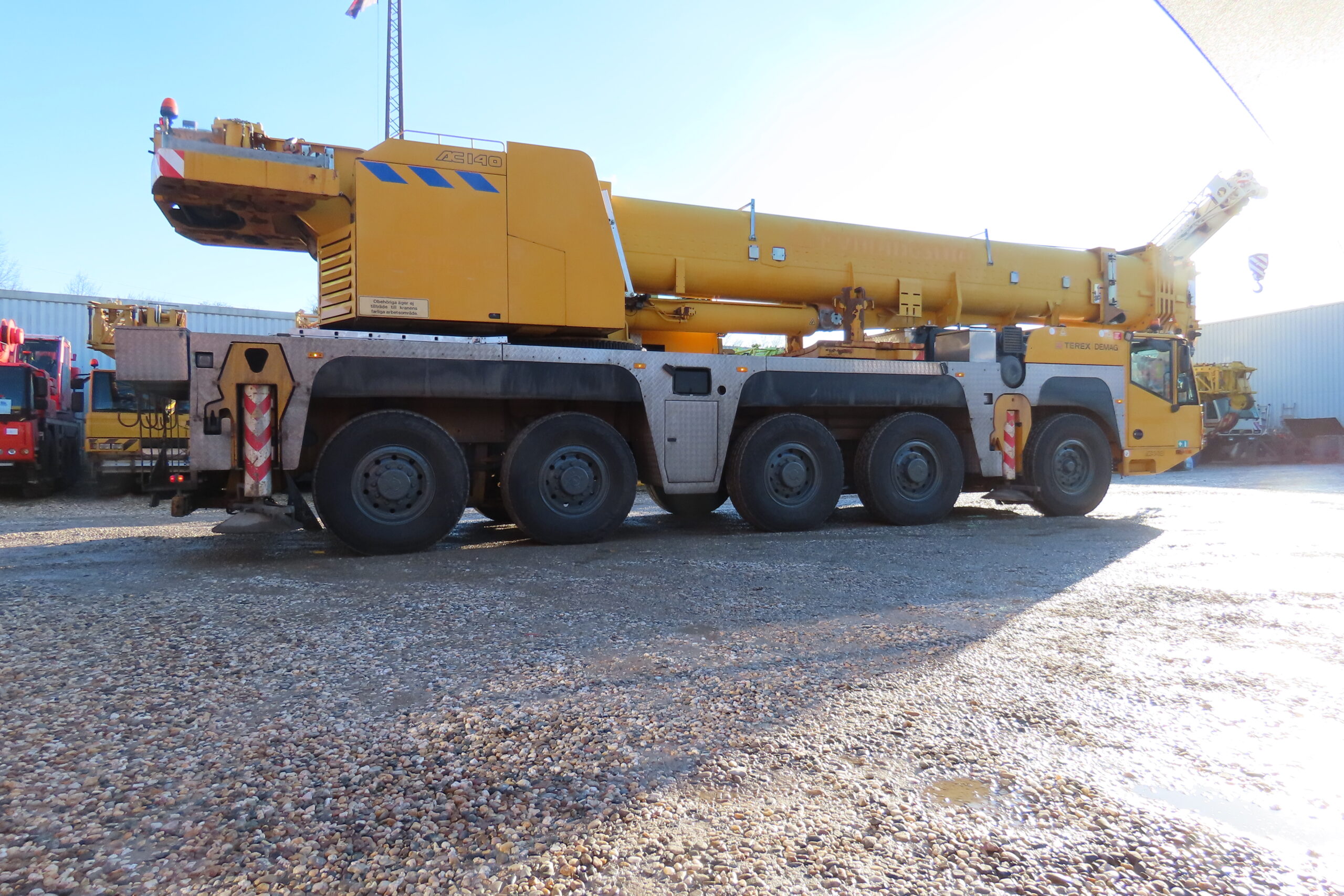 Terex-Demag AC140 uit 2007 met serienummer 14168