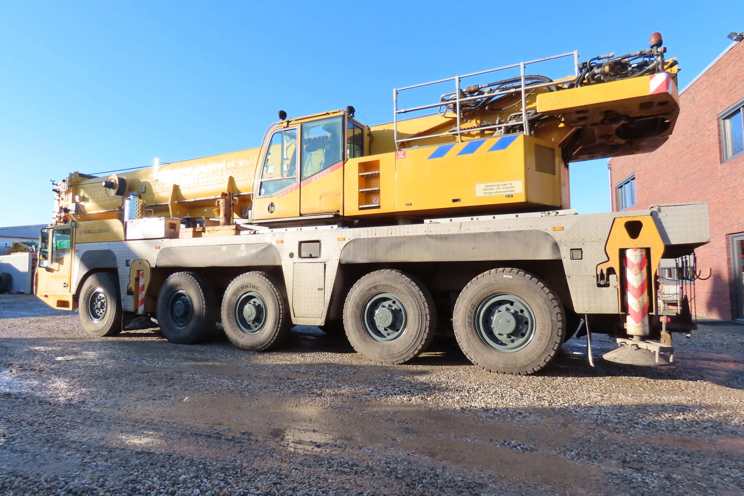 Terex-Demag AC140 uit 2007 met serienummer 14168